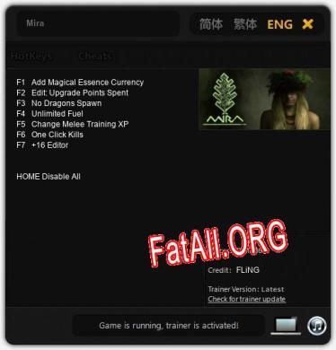 Mira: Читы, Трейнер +7 [FLiNG]