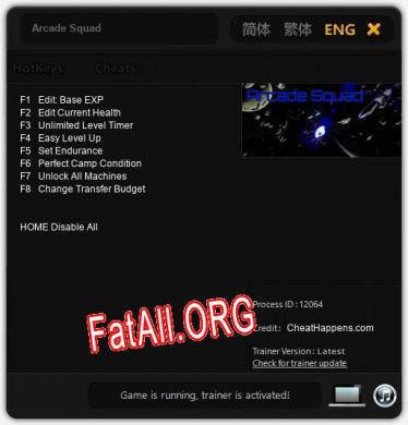 Arcade Squad: Трейнер +8 [v1.9]