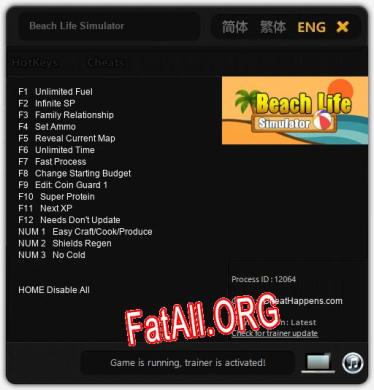 Beach Life Simulator: ТРЕЙНЕР И ЧИТЫ (V1.0.94)