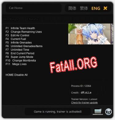 Cat Home: Читы, Трейнер +11 [dR.oLLe]