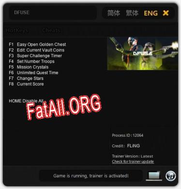 Трейнер для DFUSE [v1.0.5]