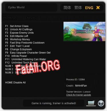 Epiko World: Читы, Трейнер +15 [MrAntiFan]