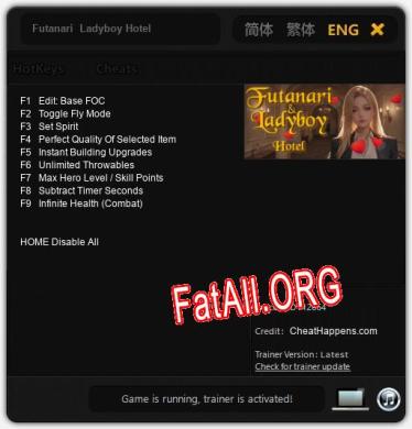 Futanari  Ladyboy Hotel: ТРЕЙНЕР И ЧИТЫ (V1.0.84)