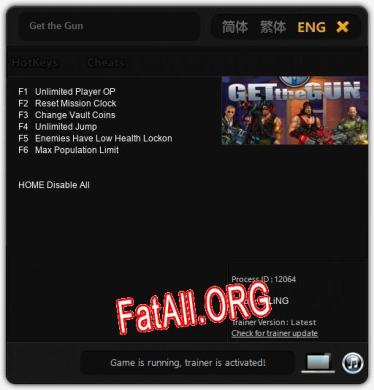 Get the Gun: Читы, Трейнер +6 [FLiNG]