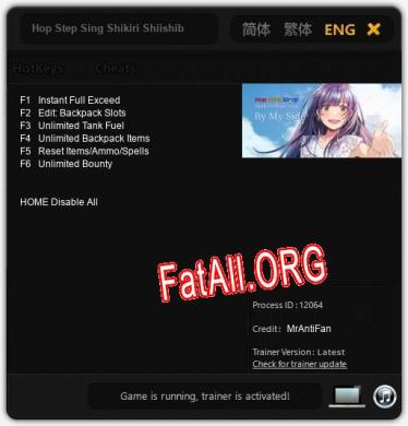 Hop Step Sing Shikiri Shiishiba By My Side: Читы, Трейнер +6 [MrAntiFan]