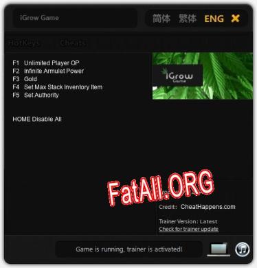 iGrow Game: Читы, Трейнер +5 [CheatHappens.com]