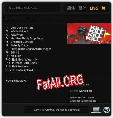 KILL KILL KILL KILL: Трейнер +13 [v1.8]