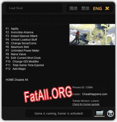 Lost Soul: Трейнер +12 [v1.3]