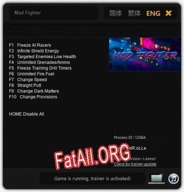 Трейнер для Mad Fighter [v1.0.2]
