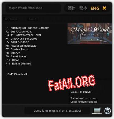 Трейнер для Magic Wands Workshop [v1.0.3]