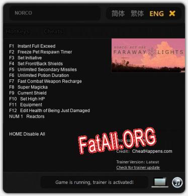 NORCO: Читы, Трейнер +13 [CheatHappens.com]