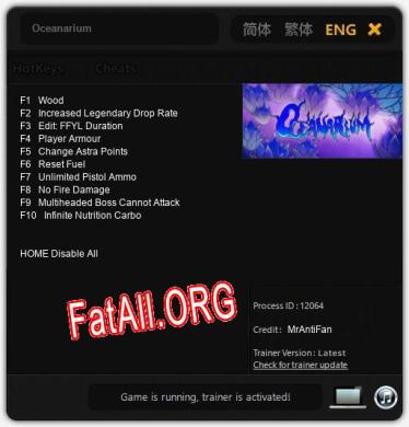 Oceanarium: Читы, Трейнер +10 [MrAntiFan]