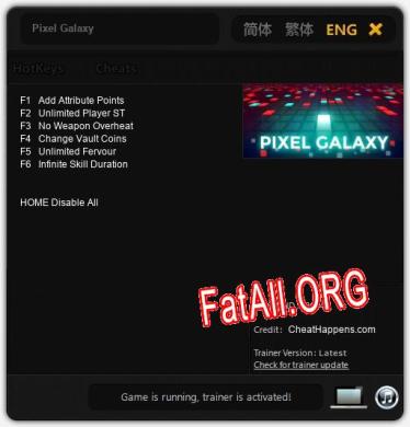 Трейнер для Pixel Galaxy [v1.0.7]