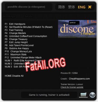 pondlife discone (a videogame): Трейнер +15 [v1.7]