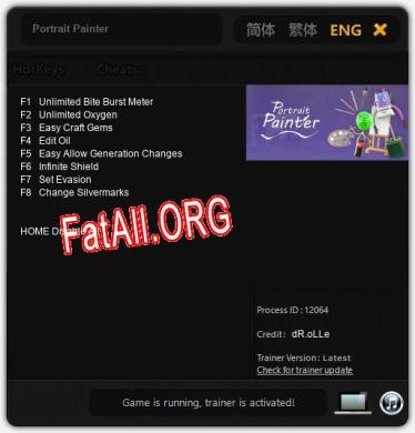 Portrait Painter: Трейнер +8 [v1.7]