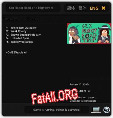 Трейнер для Sex Robot Road Trip Highway to Harrisburg [v1.0.8]