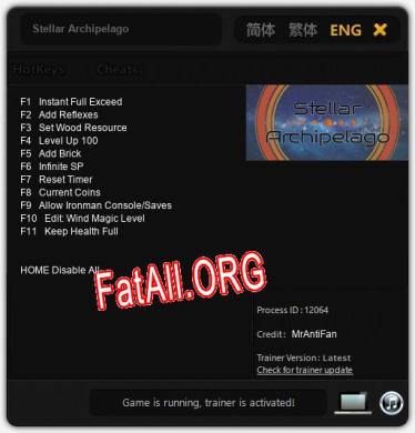 Stellar Archipelago: Трейнер +11 [v1.4]