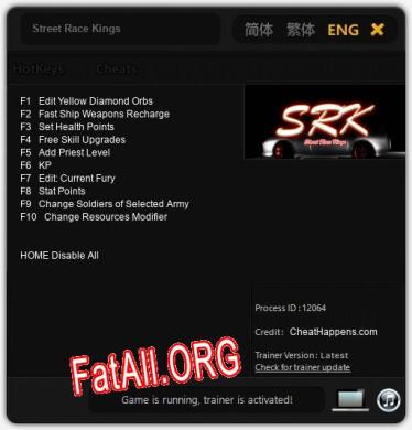 Street Race Kings: Трейнер +10 [v1.5]