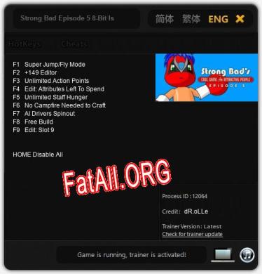 Strong Bad Episode 5 8-Bit Is Enough: Читы, Трейнер +9 [dR.oLLe]