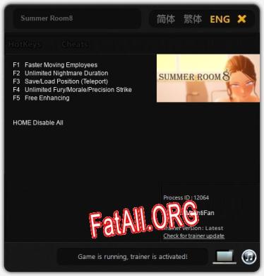 Summer Room8: ТРЕЙНЕР И ЧИТЫ (V1.0.13)