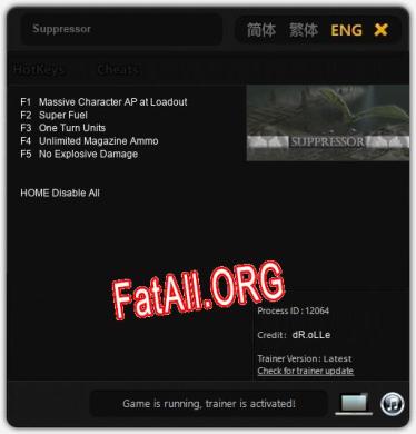 Suppressor: Читы, Трейнер +5 [dR.oLLe]