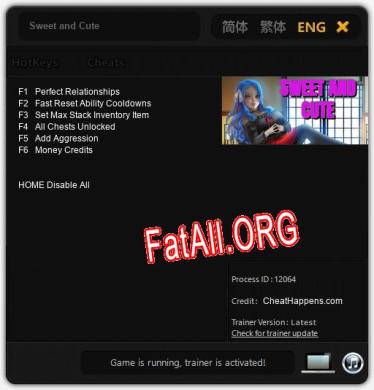 Sweet and Cute: Трейнер +6 [v1.2]