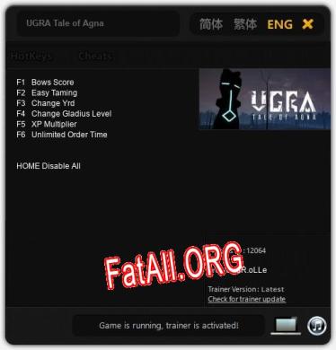 UGRA Tale of Agna: Читы, Трейнер +6 [dR.oLLe]
